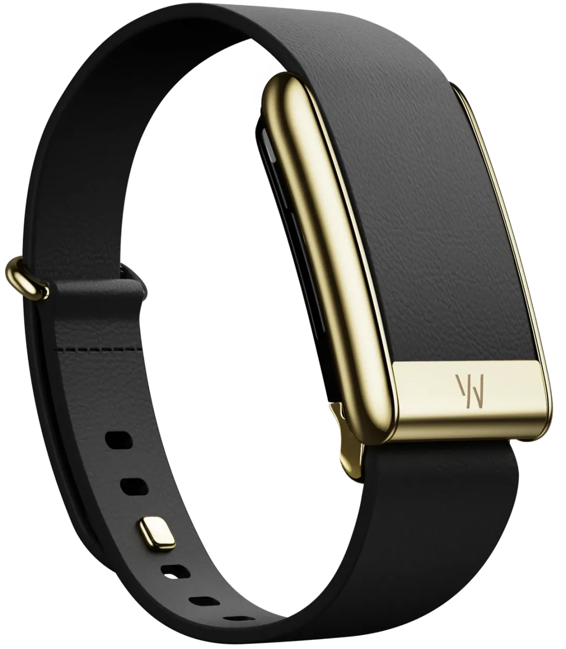 LeatherLuxe Estilizada Negro con Dorado